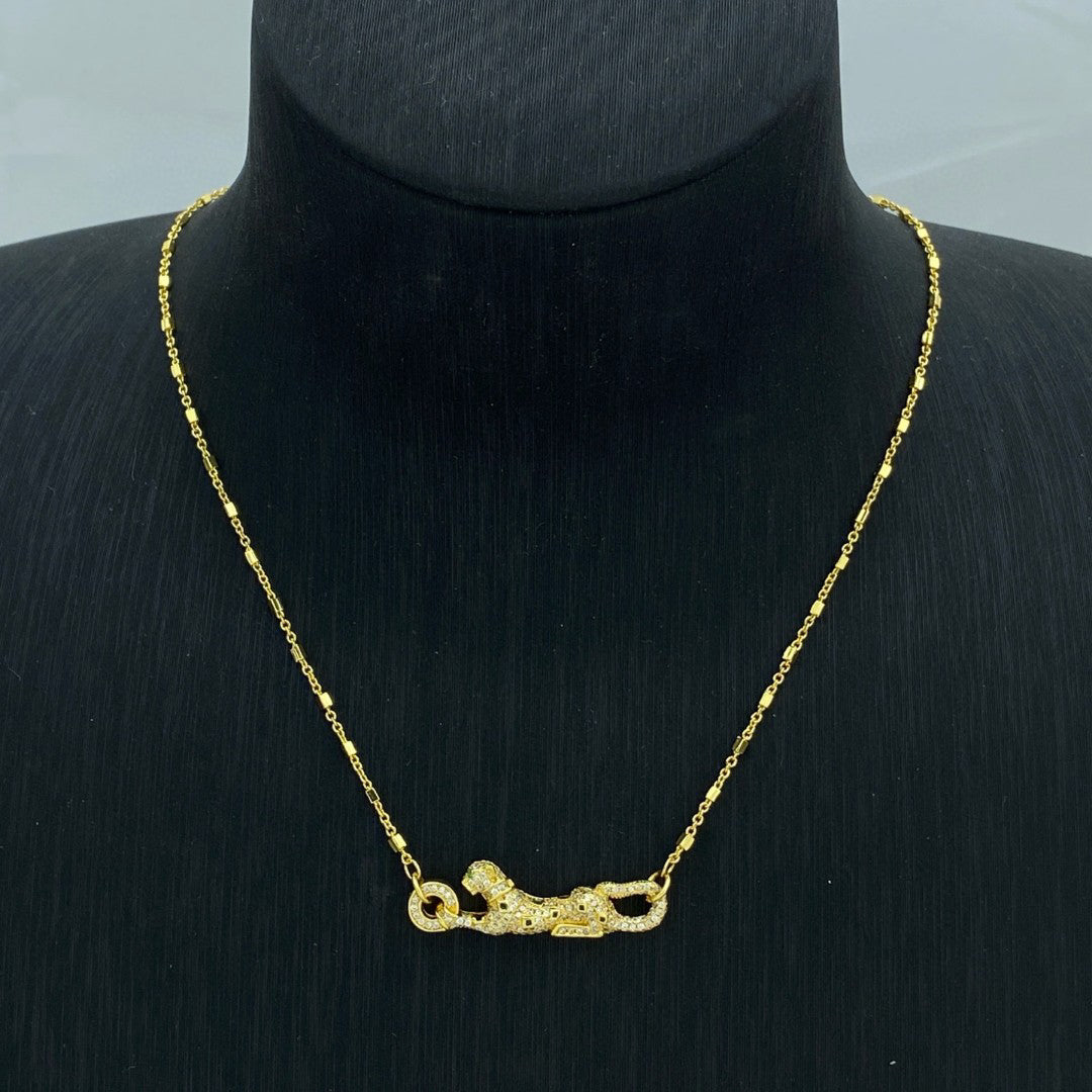 ¡®Veyra Jewelry¡¯Pave Panther Pendant Necklace