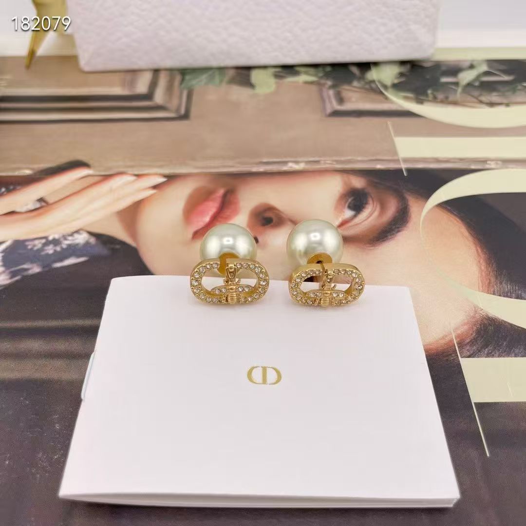 [Veyra Jewelry]CD Honeycomb Pearl Stud Earrings