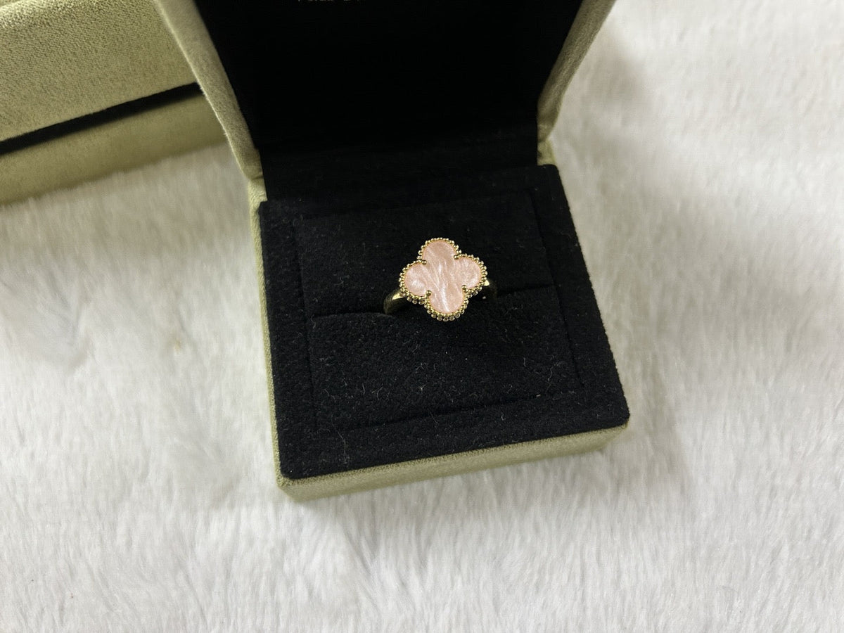 [Veyra Jewelry]Pink Clover Ring