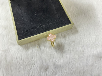 [Veyra Jewelry]Pink Clover Ring