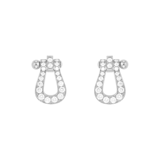 ¡®Veyra Jewelry¡¯FORCE 10 FULL DIAMOND STUD EARRINGS MINI MODEL