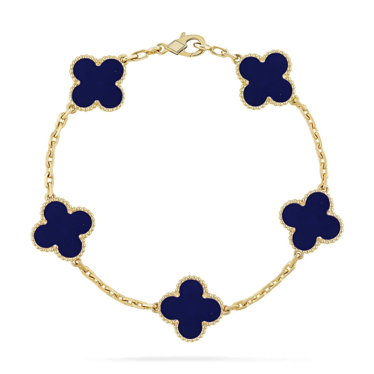 [Veyra Jewelry]New CLOVER 5 MOTIF LAPIS LAZULI BRACELET COLLECTION