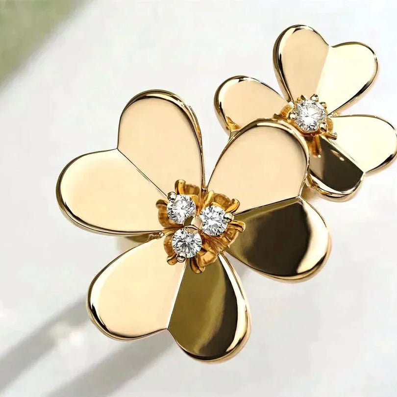 ¡®Veyra Jewelry¡¯CLOVER COMOS GOLD DIAMOND RING