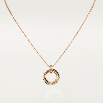 ¡®Veyra Jewelry¡¯TRINITY NECKLACE GOLD  DIAMONDS