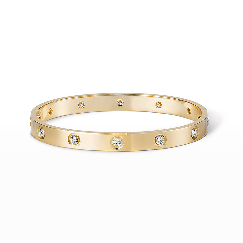 ¡®Veyra Jewelry¡¯LOVE BRACELET 6.1MM 10 DIAMONDS