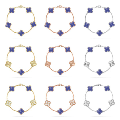 [Veyra Jewelry]New CLOVER 5 MOTIF BLUE VEINS BRACELET COLLECTION