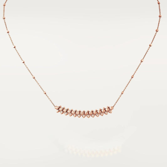 ¡®Veyra Jewelry¡¯CLASH PINK GOLD NECKLACE