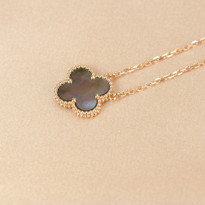 ¡®Veyra Jewelry¡¯CLOVER 15MM  GRAY MOTHER OF PEARL NECKLACE