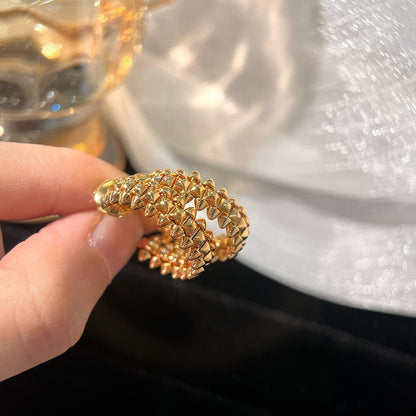 ¡®Veyra Jewelry¡¯CLASH SMALL HOOP EARRINGS