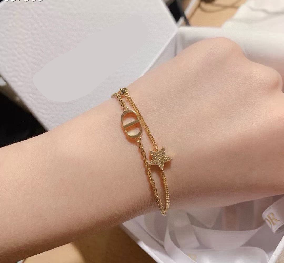 [Veyra Jewelry]Double-Layer Star Bracelet