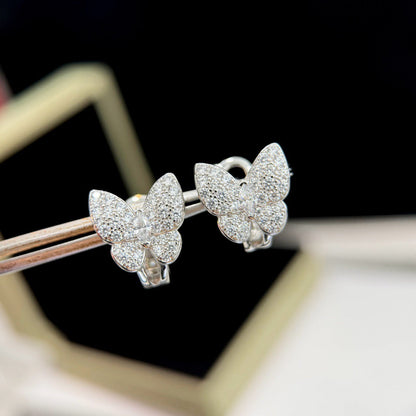 ¡®Veyra Jewelry¡¯BUTTERFLY ALL DIAMOND EARRINGS