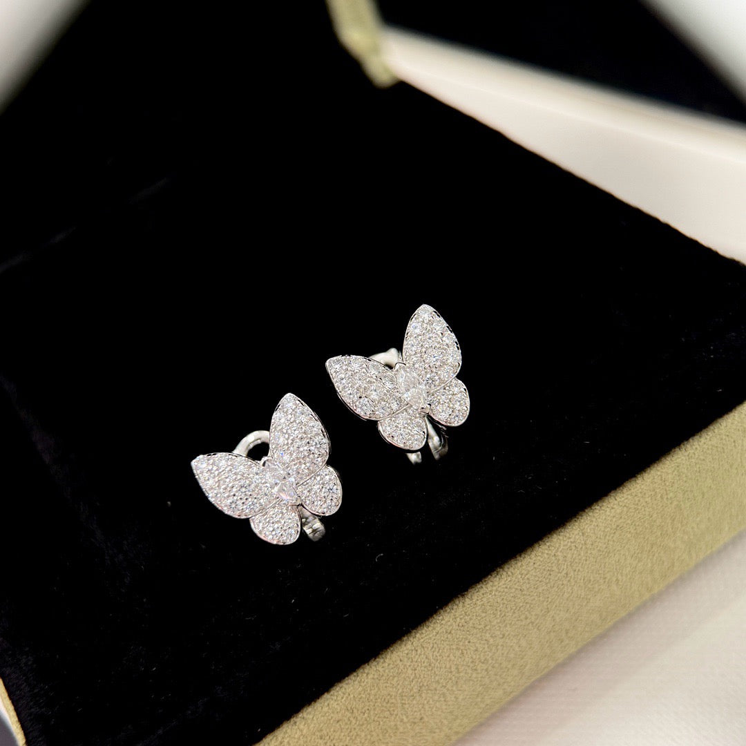 ¡®Veyra Jewelry¡¯BUTTERFLY ALL DIAMOND EARRINGS