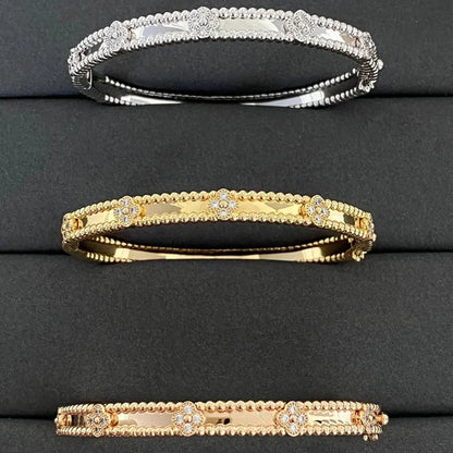 ¡®Veyra Jewelry¡¯CLOVER BRACELET 4MM DIAMONDS