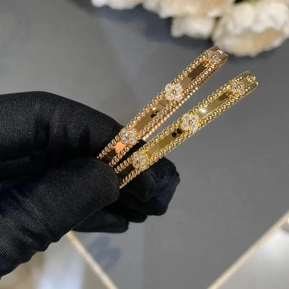 ¡®Veyra Jewelry¡¯CLOVER BRACELET 4MM DIAMONDS