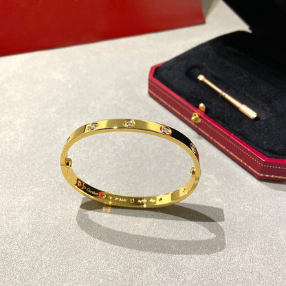 ¡®Veyra Jewelry¡¯LOVE BRACELET 6.1MM 10 DIAMONDS