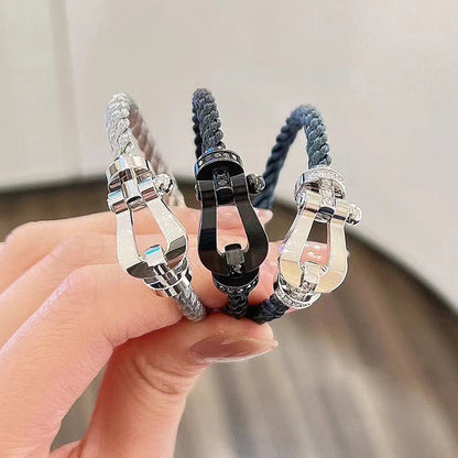 ¡®Veyra Jewelry¡¯FORCE LARGE HORSESHOE NO DIAMOND BRACELET SILVER