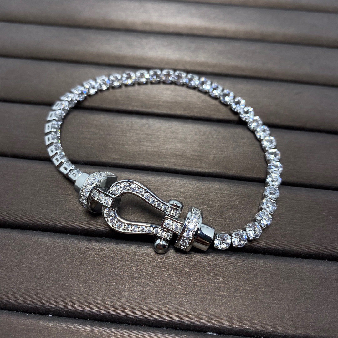 ¡®Veyra Jewelry¡¯FORCE  HORSESHOE  DIAMOND TENNIS BRACELET