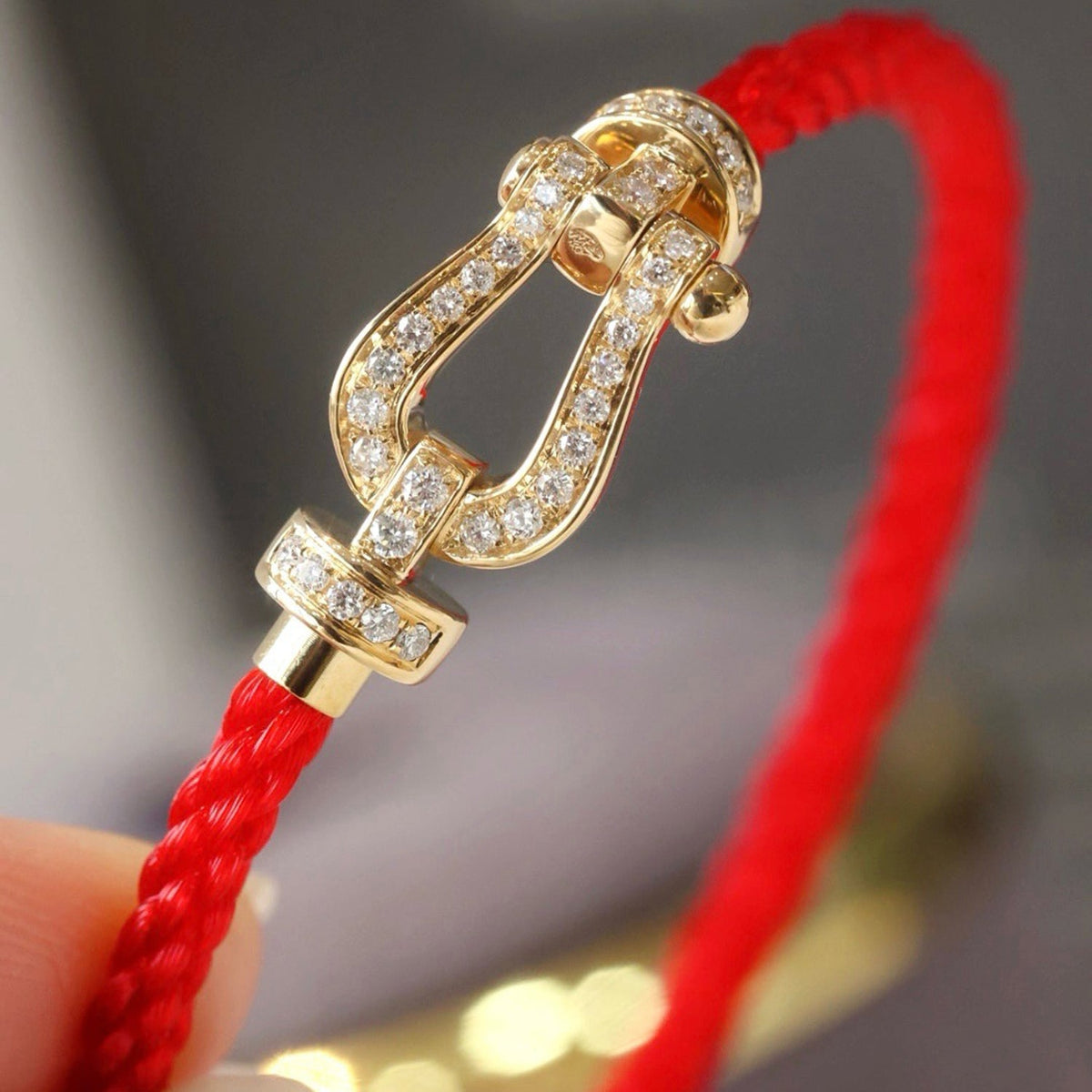 ¡®Veyra Jewelry¡¯FORCE LARGE HORSESHOE FULL DIAMOND BRACELET SILVER