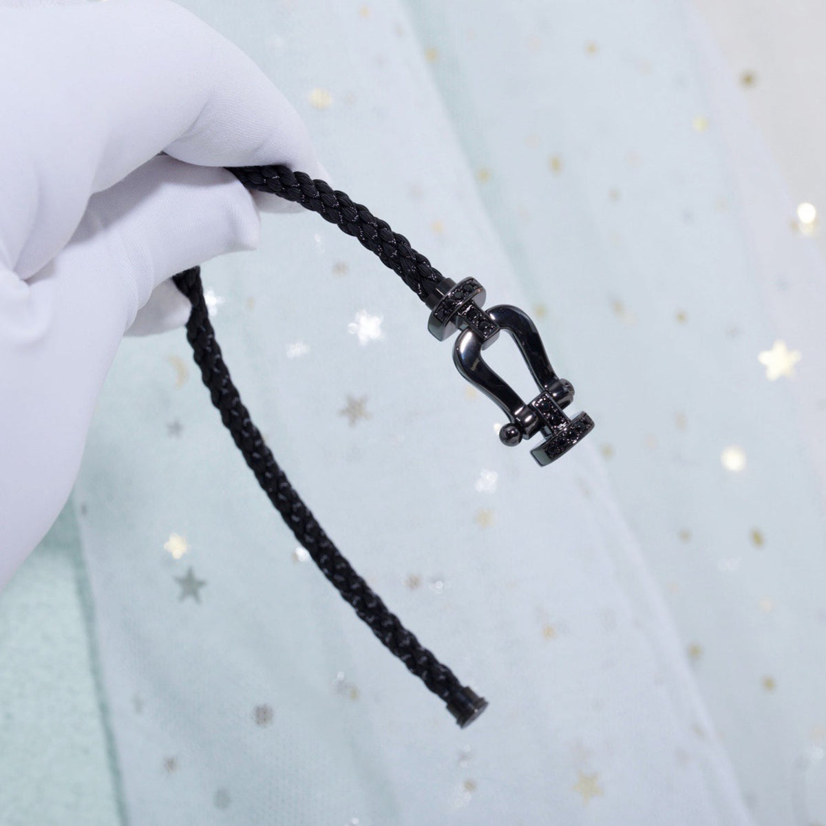 ¡®Veyra Jewelry¡¯FORCE LARGE SERIES HORSESHOE BLACK SAMURAI BRACELET