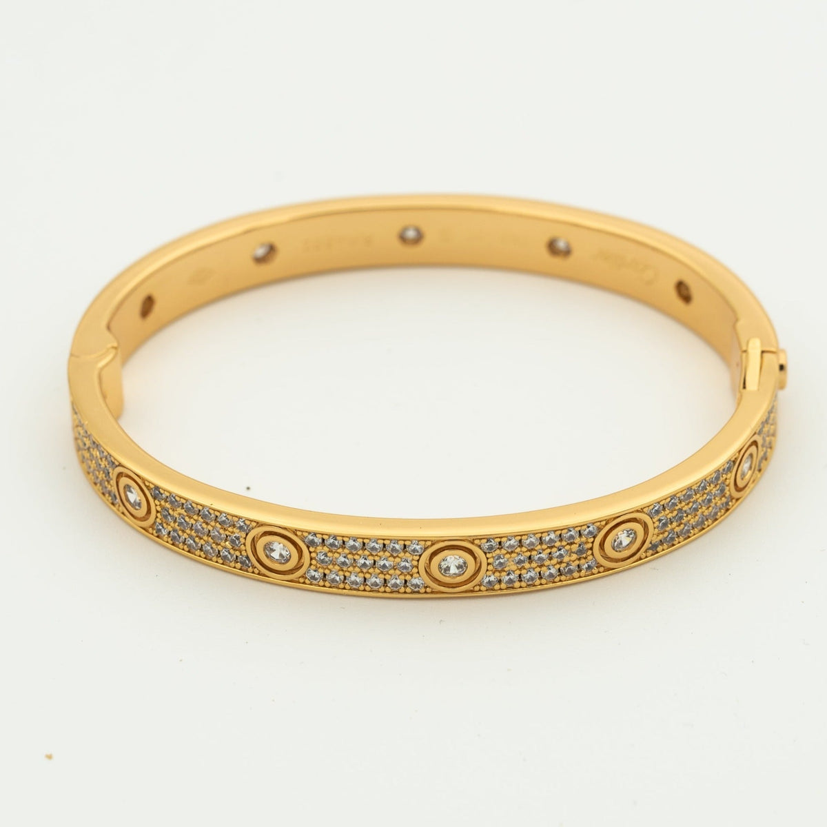 ¡®Veyra Jewelry¡¯LOVE BRACELET 6.1MM DIAMOND-PAVED 10 BIG DIAMONDS