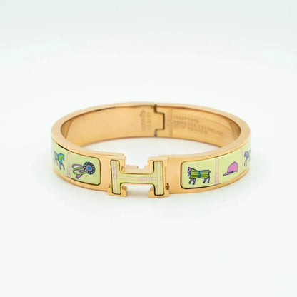 ¡®Veyra Jewelry¡¯H PINK GOLD BRACELET CREAM CERAMIC