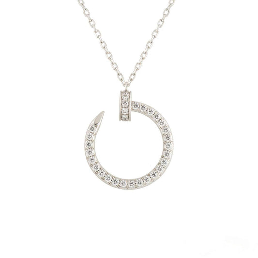 ¡®Veyra Jewelry¡¯JUSTE NECKLACE SILVER DIAMONDS