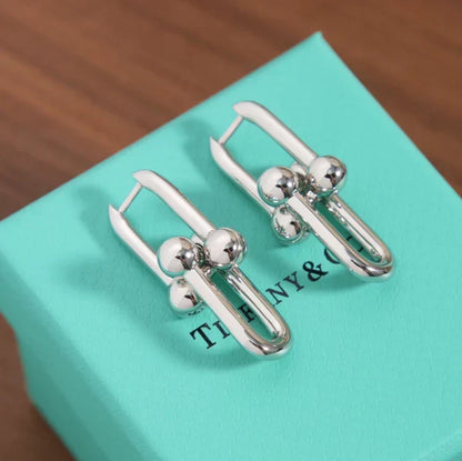 [Veyra Jewelry]TF HORSESHOE BUCKLE EARRINGS