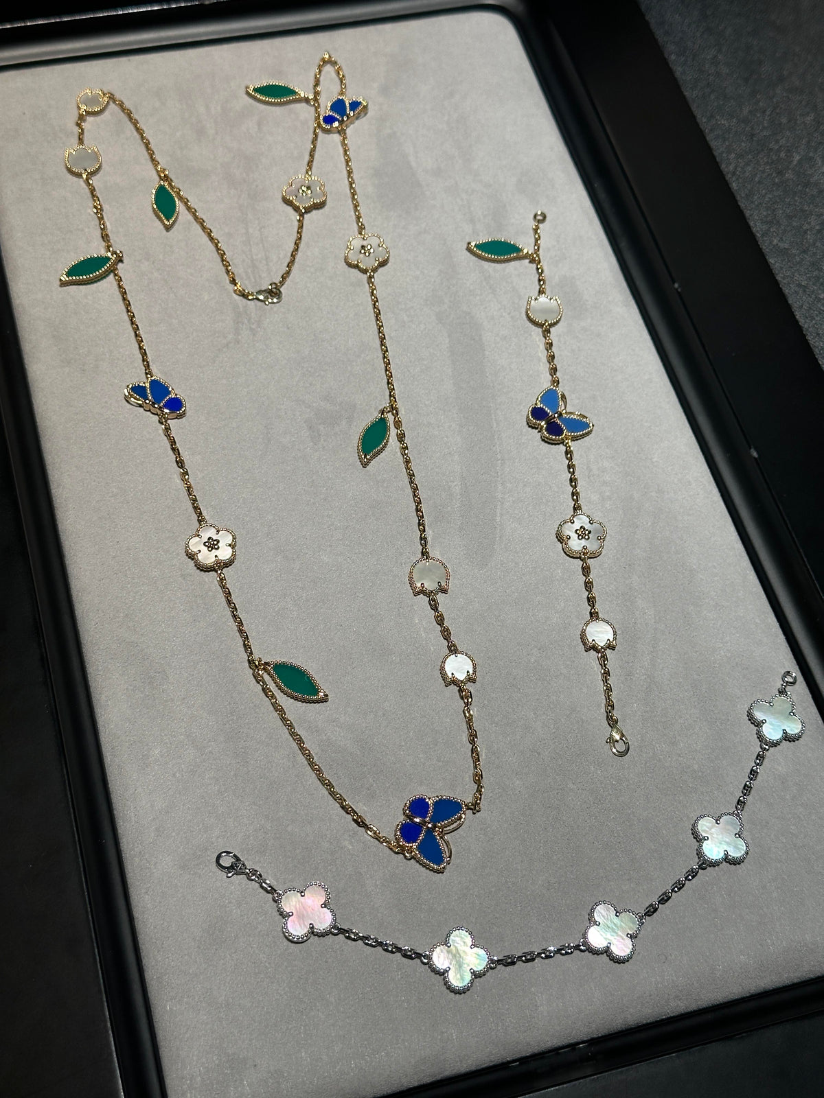 [Veyra Jewelry] 26 NEW CLOVER 15 MOTIFS LUCKY NECKLACE