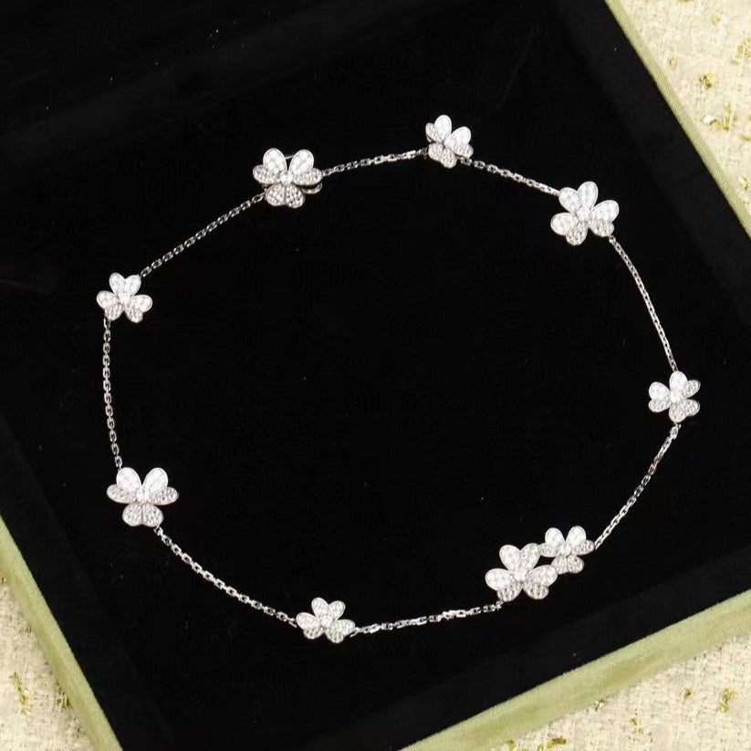 ¡®Veyra Jewelry¡¯FRIVOLE SILVER 9 FLOWERS NECKLACE