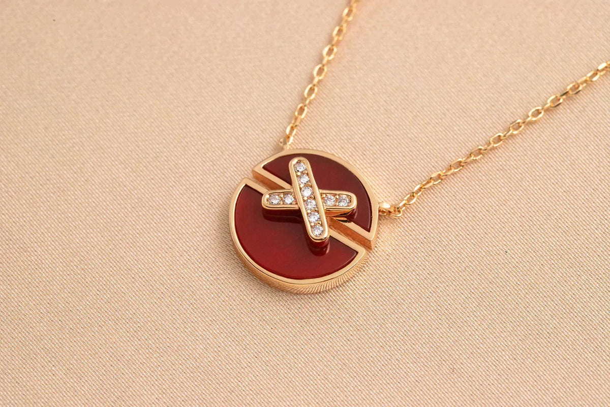 ¡®Veyra Jewelry¡¯JEUX DE ROSE GOLD DIAMOND NECKLACE