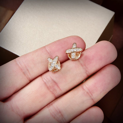 ¡®Veyra Jewelry¡¯JEUX DE GOLD DIAMOND EARRINGS