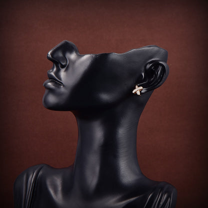 ¡®Veyra Jewelry¡¯JEUX DE GOLD DIAMOND EARRINGS