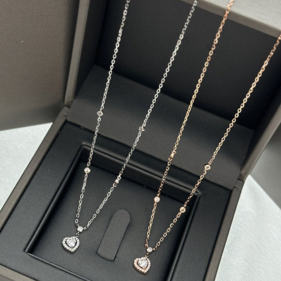 [Veyra Jewelry]JOY HEART DIAMOND NECKLACE