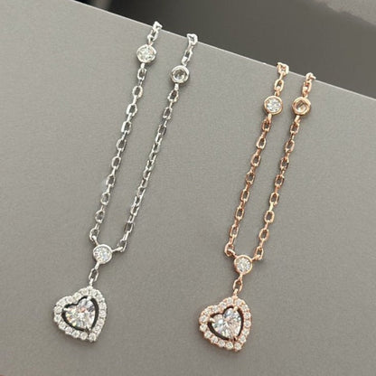 [Veyra Jewelry]JOY HEART DIAMOND NECKLACE