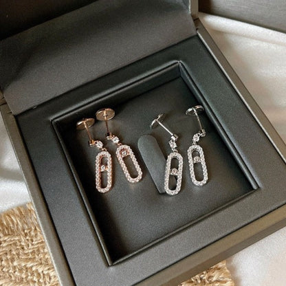 [Veyra Jewelry]DORMEUSES MOVE UNO DIAMOND EARRINGS