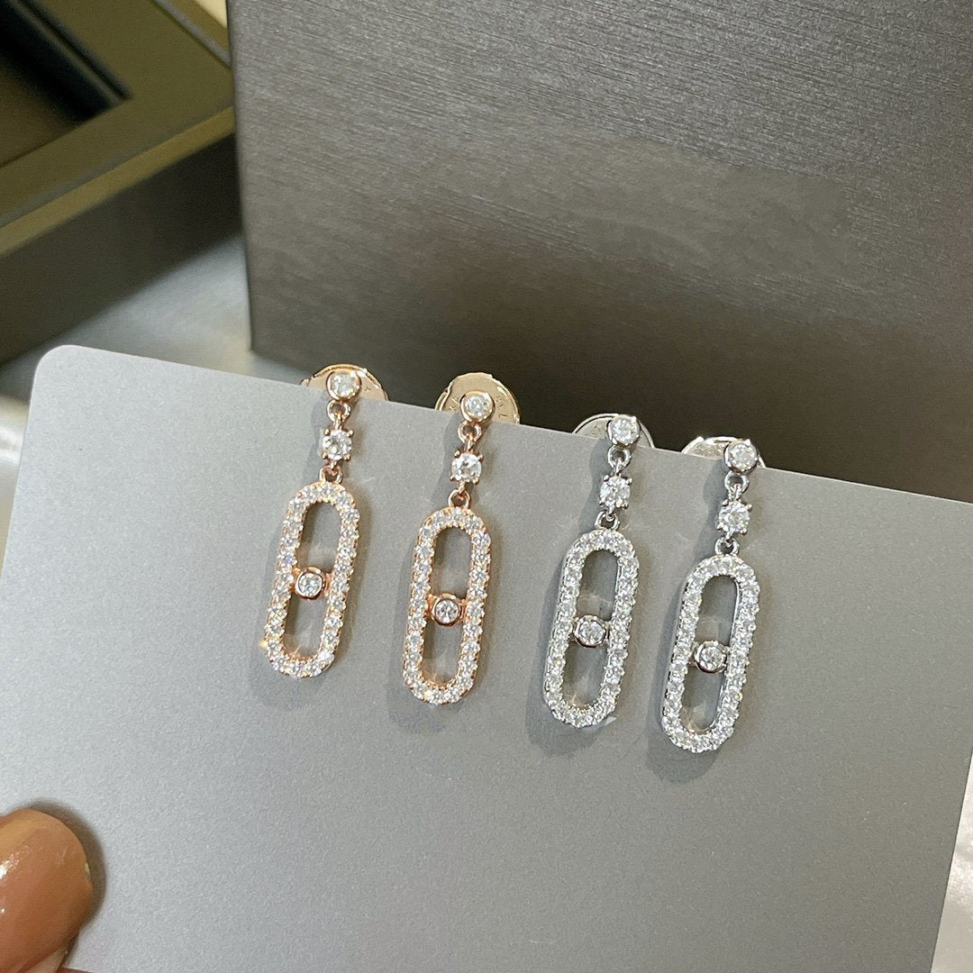 [Veyra Jewelry]DORMEUSES MOVE UNO DIAMOND EARRINGS
