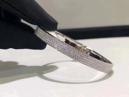 ¡®Veyra Jewelry¡¯HM KELLY BRACELET IN SILVER AND FULL PAVE DIAMOND