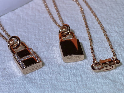¡®Veyra Jewelry¡¯HM ADVANCED NICHE LOCK HEAD NECKLACE DIAMONDS
