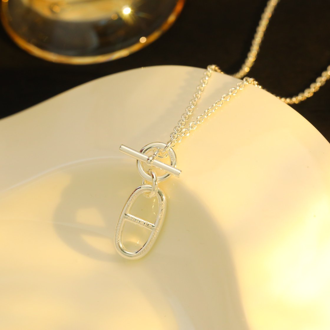 ¡®Veyra Jewelry¡¯HM CHAINE D'ANCRE PENDANT NECKLACE STERLING SILVER
