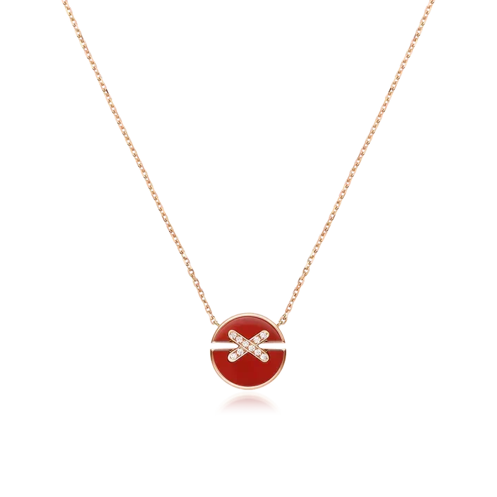 ¡®Veyra Jewelry¡¯JEUX DE ROSE GOLD DIAMOND NECKLACE