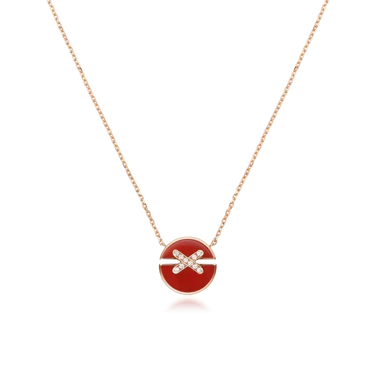 ¡®Veyra Jewelry¡¯JEUX DE ROSE GOLD DIAMOND NECKLACE
