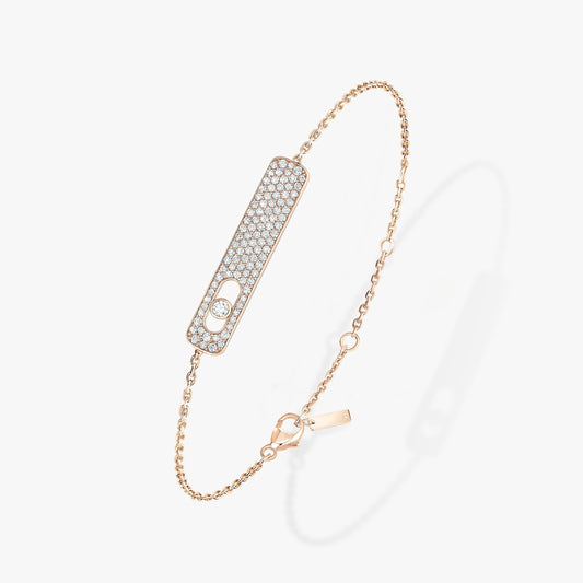 [Veyra Jewelry]MOVE CLASSIQUE DIAMOND PAVED BRACELET(Adjustable)
