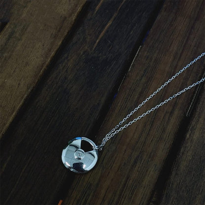 ¡®Veyra Jewelry¡¯AMULETTE SILVER FULL DIAMOND NECKLACE
