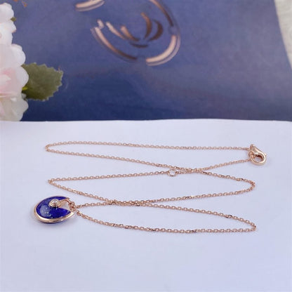 ¡®Veyra Jewelry¡¯AMULETTE ROSE GOLD AGATE NECKLACE