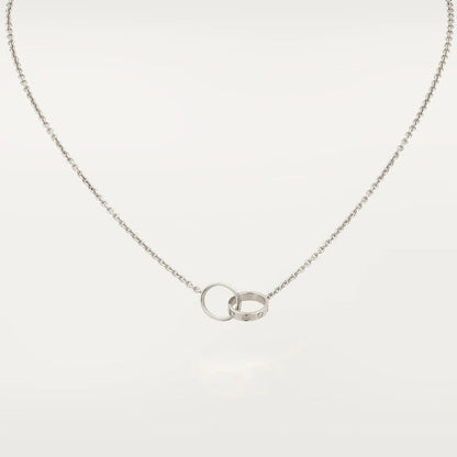 ¡®Veyra Jewelry¡¯LOVE NECKLACE PINK GOLD AND SILVER