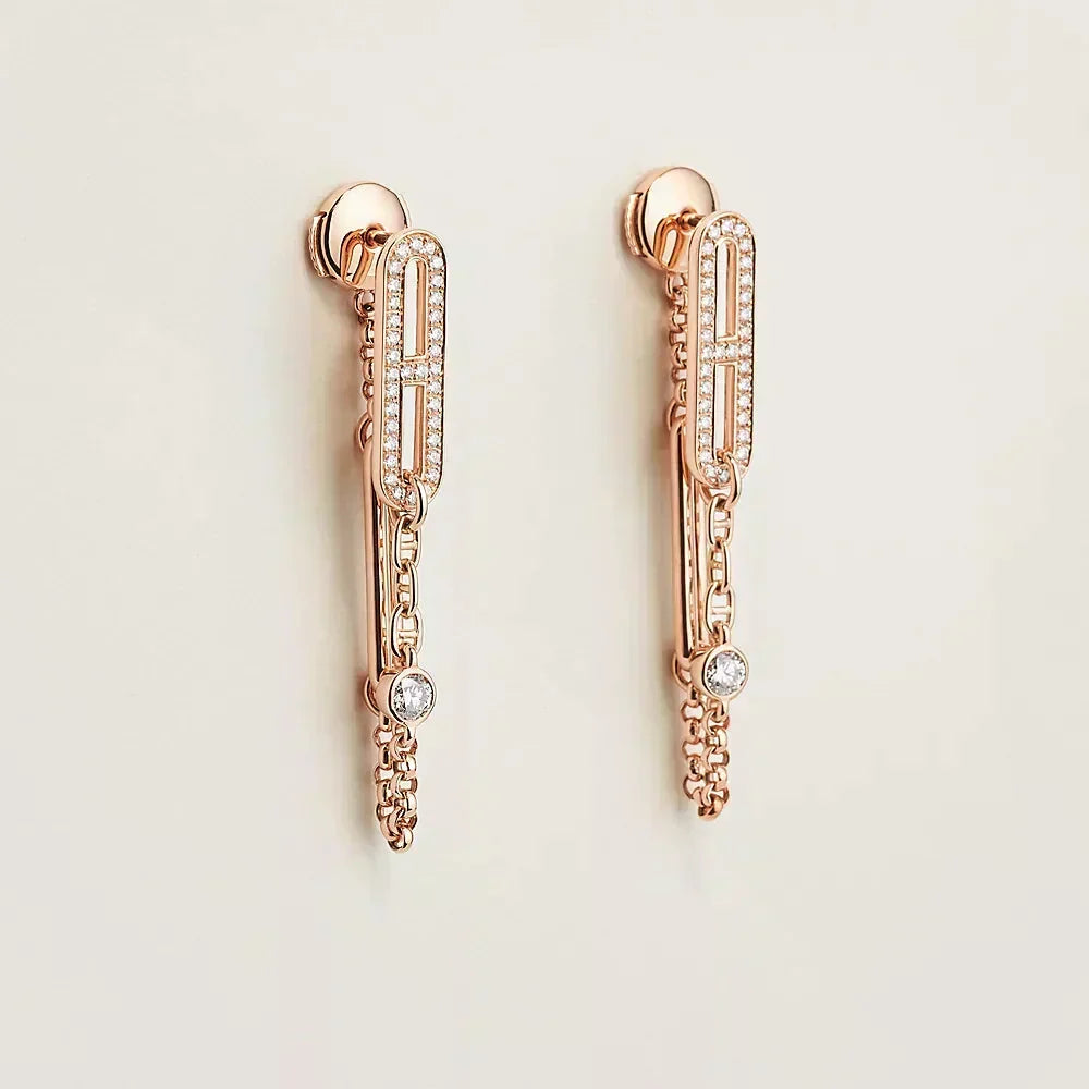¡®Veyra Jewelry¡¯CHAINE CHAOS DIAMOND DROP EARRINGS