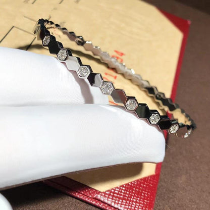 ¡®Veyra Jewelry¡¯BEE LOVE SILVER DIAMOND BRACELET