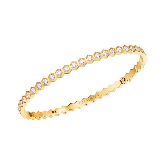 ¡®Veyra Jewelry¡¯BEE LOVE GOLD BRACELET FULL DIAMOND
