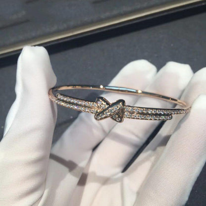 ¡®Veyra Jewelry¡¯JEUX DE BRACELET DIAMONDS PINK GOLD