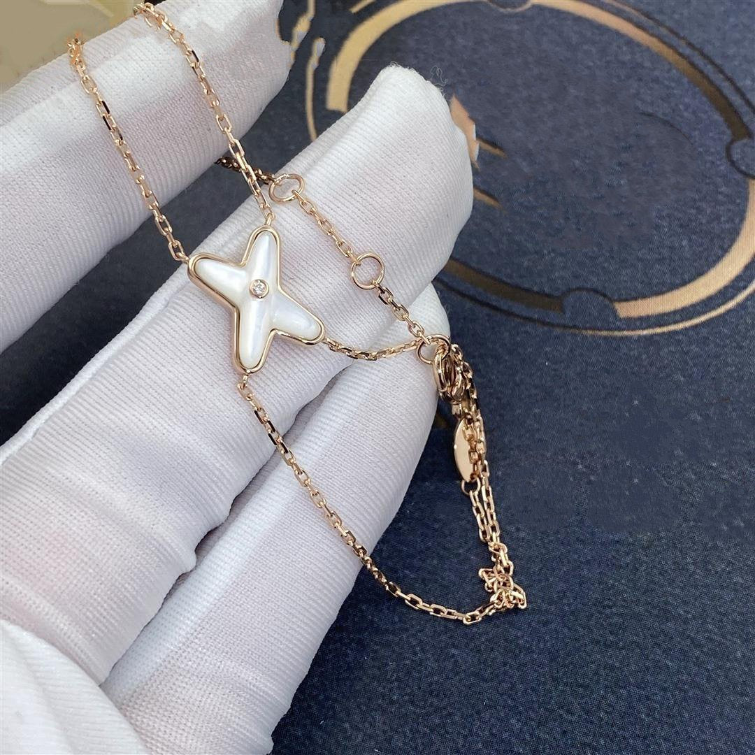 ¡®Veyra Jewelry¡¯JEUX BRACELET WHITE MOP PINK GOLD 1 DIAMOND